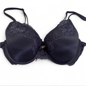 Victoria's Secret Perfect Shape Steel Gray Lace Bra 36B